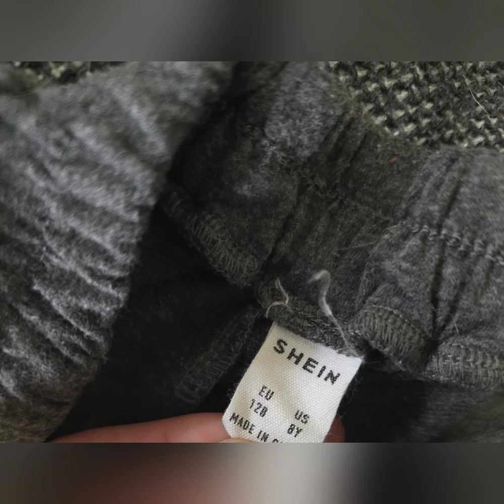 Shein Girls Grey Sweatpant Joggers Casual with Pockets Size 8Y